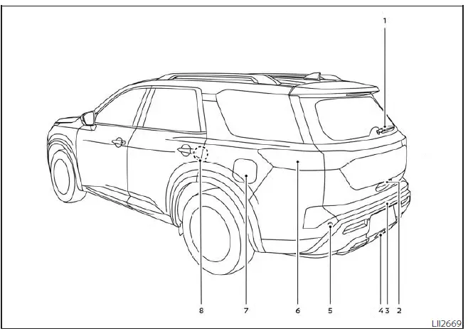 Nissan Pathfinder. Exterior rear