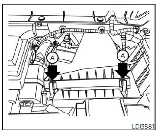 Nissan Pathfinder. Air cleaner