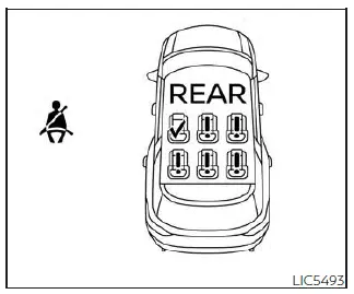 Nissan Pathfinder. Vehicle information display 7 inch (18 cm) Type A