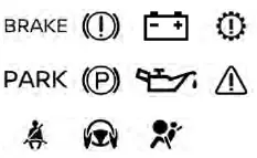 Nissan Pathfinder. Warning & Indicator Lights (Red)