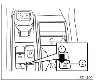 Nissan Pathfinder. Automatic brake hold 