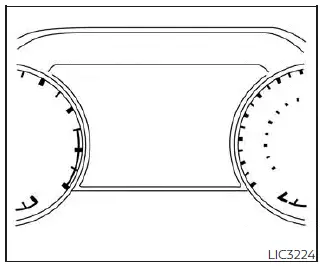 Nissan Pathfinder. Vehicle information display 7 inch (18 cm) Type A