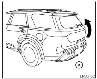 Nissan Pathfinder. Liftgate