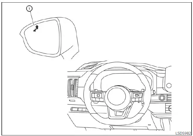 Nissan Pathfinder. Rear Cross Traffic Alert (RCTA)