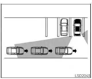 Nissan Pathfinder. Rear Cross Traffic Alert (RCTA)