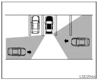 Nissan Pathfinder. Rear Cross Traffic Alert (RCTA)