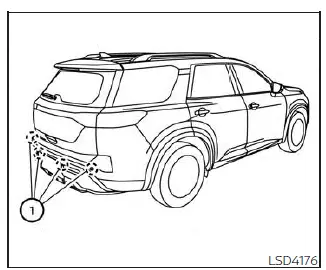 Nissan Pathfinder. Rear Automatic Braking (RAB)