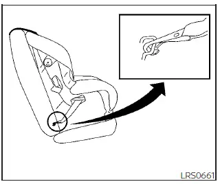 Nissan Pathfinder. Child restraints