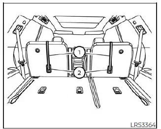Nissan Pathfinder. Child restraints