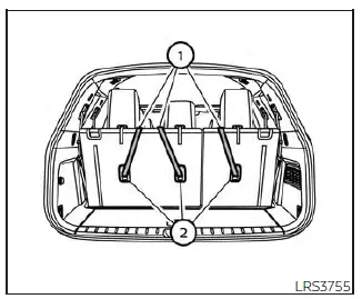 Nissan Pathfinder. Child restraints