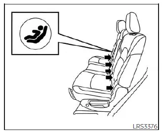 Nissan Pathfinder. Child restraints