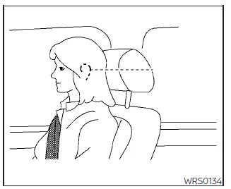 Nissan Pathfinder. Head restraints/headrests