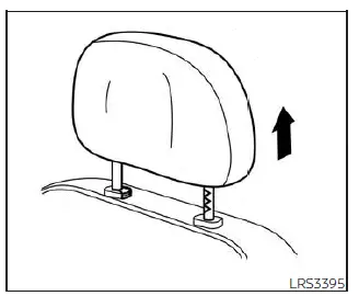 Nissan Pathfinder. Head restraints/headrests