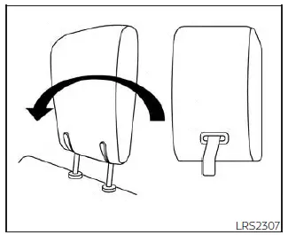 Nissan Pathfinder. Head restraints/headrests