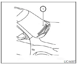 Nissan Pathfinder. Headlight and turn signal switchHeadlight and turn signal switch