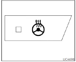Nissan Pathfinder. Heated steering wheel switch