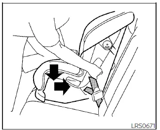 Nissan Pathfinder. Child restraints