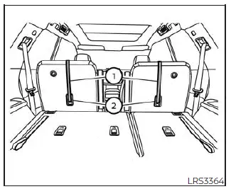 Nissan Pathfinder. Child restraints