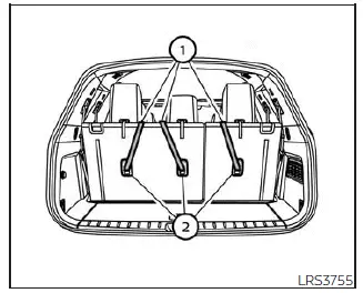 Nissan Pathfinder. Child restraints