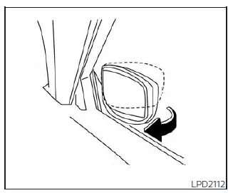 Nissan Pathfinder. Mirrors