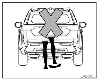 Nissan Pathfinder. Liftgate