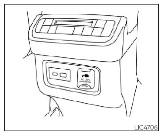 Nissan Pathfinder. Power outlets