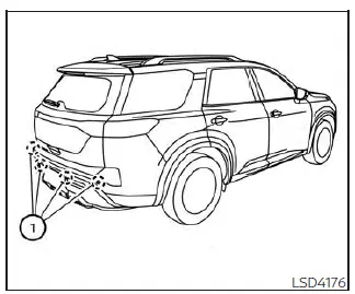 Nissan Pathfinder. Rear Automatic Braking (RAB)