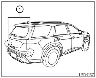 Nissan Pathfinder. Blind Spot Warning (BSW)