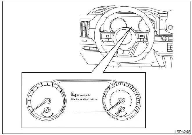 Nissan Pathfinder. Rear Cross Traffic Alert (RCTA)