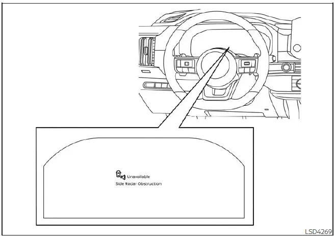 Nissan Pathfinder. Rear Cross Traffic Alert (RCTA)