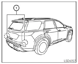 Nissan Pathfinder. Rear Cross Traffic Alert (RCTA)