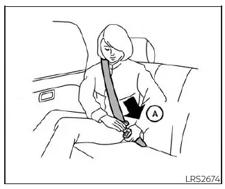 Nissan Pathfinder. Seat belts