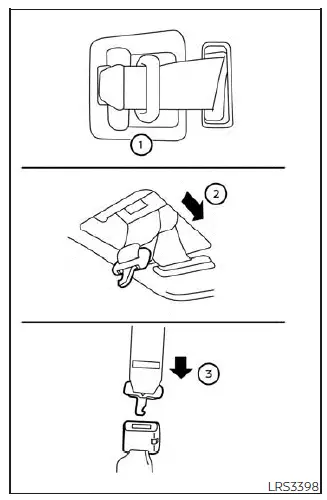Nissan Pathfinder. Seat belts