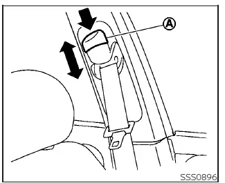 Nissan Pathfinder. Seat belts