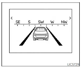 Nissan Pathfinder. Vehicle information display 7 inch (18 cm) Type A