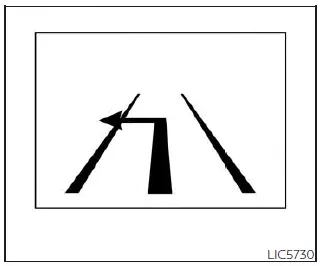 Nissan Pathfinder. Vehicle information display 7 inch (18 cm) Type A
