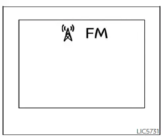 Nissan Pathfinder. Vehicle information display 7 inch (18 cm) Type A