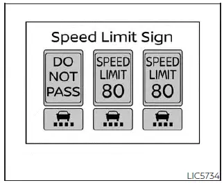 Nissan Pathfinder. Vehicle information display 7 inch (18 cm) Type A