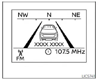 Nissan Pathfinder. Vehicle information display 12.3 inch (31 cm) Type B