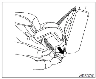 Nissan Pathfinder. Child restraints