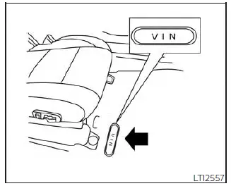 Nissan Pathfinder. Vehicle identification 