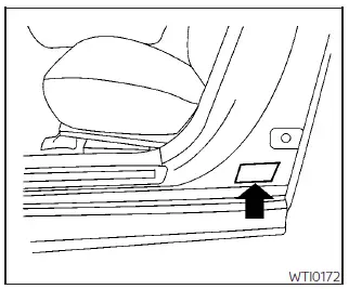 Nissan Pathfinder. Vehicle identification 
